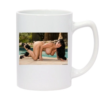 Holly Halston 14oz White Statesman Mug