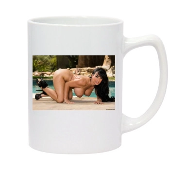 Holly Halston 14oz White Statesman Mug