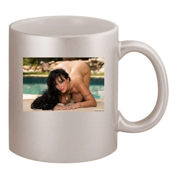 Holly Halston 11oz Metallic Silver Mug