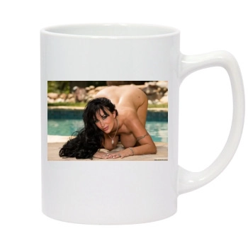 Holly Halston 14oz White Statesman Mug