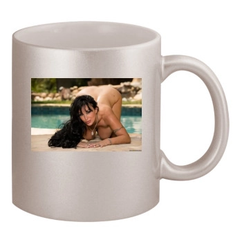 Holly Halston 11oz Metallic Silver Mug