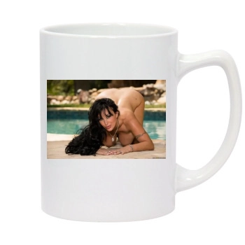 Holly Halston 14oz White Statesman Mug