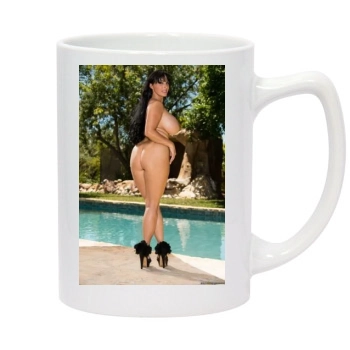 Holly Halston 14oz White Statesman Mug