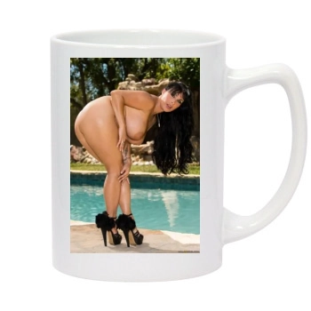 Holly Halston 14oz White Statesman Mug