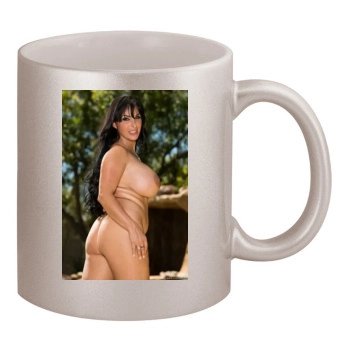 Holly Halston 11oz Metallic Silver Mug