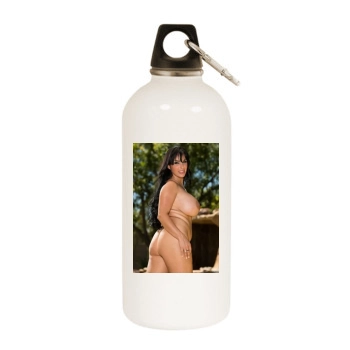 Holly Halston White Water Bottle With Carabiner