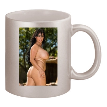 Holly Halston 11oz Metallic Silver Mug