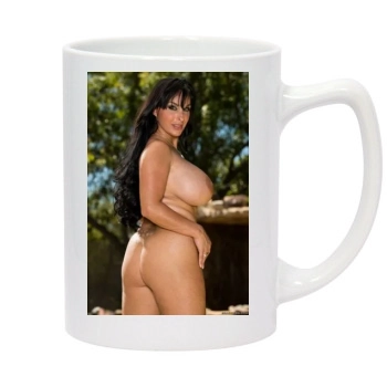 Holly Halston 14oz White Statesman Mug