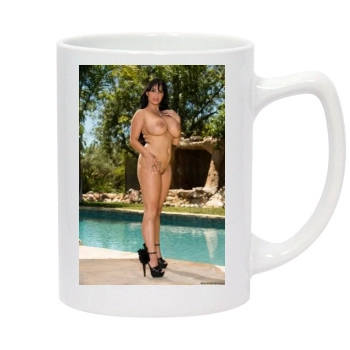 Holly Halston 14oz White Statesman Mug