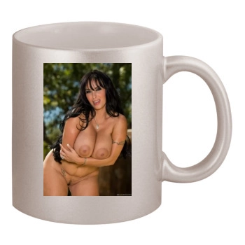 Holly Halston 11oz Metallic Silver Mug