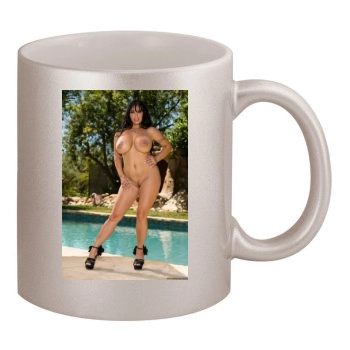 Holly Halston 11oz Metallic Silver Mug