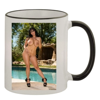 Holly Halston 11oz Colored Rim & Handle Mug