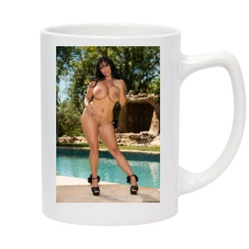 Holly Halston 14oz White Statesman Mug