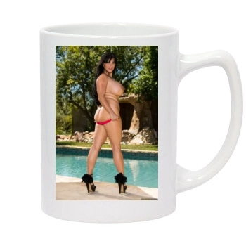 Holly Halston 14oz White Statesman Mug