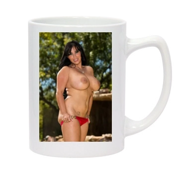 Holly Halston 14oz White Statesman Mug