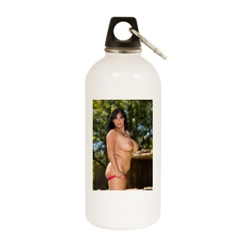 Holly Halston White Water Bottle With Carabiner