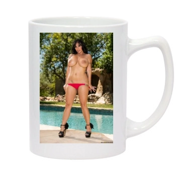 Holly Halston 14oz White Statesman Mug