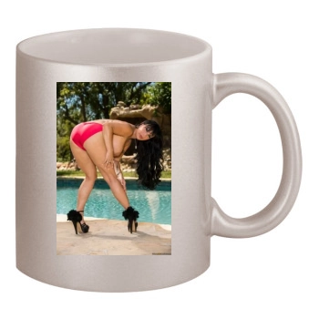 Holly Halston 11oz Metallic Silver Mug