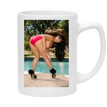 Holly Halston 14oz White Statesman Mug