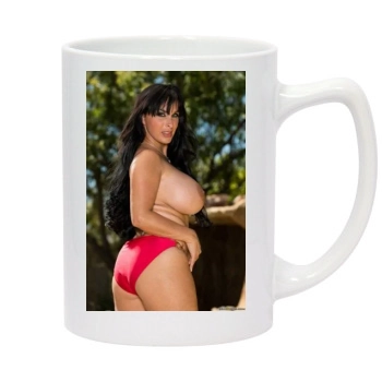 Holly Halston 14oz White Statesman Mug