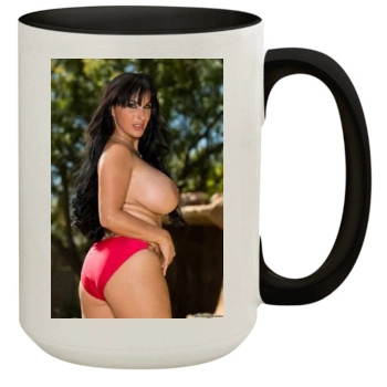 Holly Halston 15oz Colored Inner & Handle Mug