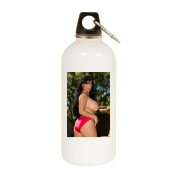 Holly Halston White Water Bottle With Carabiner