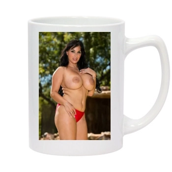 Holly Halston 14oz White Statesman Mug