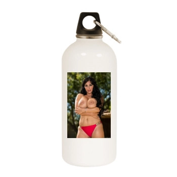 Holly Halston White Water Bottle With Carabiner