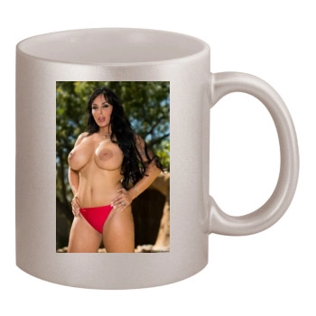 Holly Halston 11oz Metallic Silver Mug