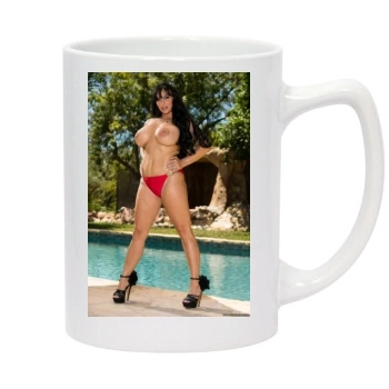 Holly Halston 14oz White Statesman Mug