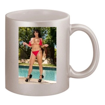 Holly Halston 11oz Metallic Silver Mug