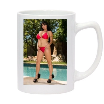 Holly Halston 14oz White Statesman Mug