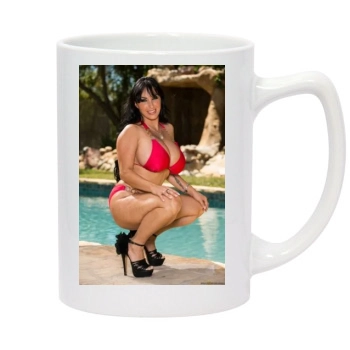 Holly Halston 14oz White Statesman Mug