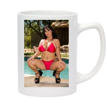 Holly Halston 14oz White Statesman Mug