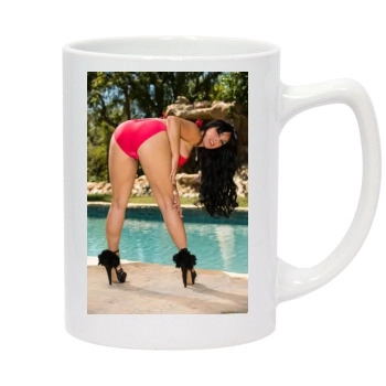 Holly Halston 14oz White Statesman Mug