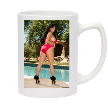 Holly Halston 14oz White Statesman Mug