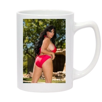 Holly Halston 14oz White Statesman Mug