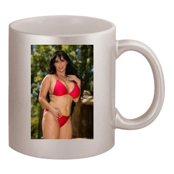 Holly Halston 11oz Metallic Silver Mug