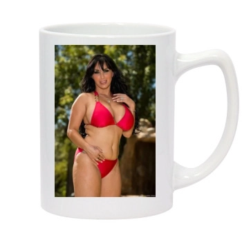 Holly Halston 14oz White Statesman Mug