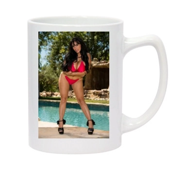 Holly Halston 14oz White Statesman Mug