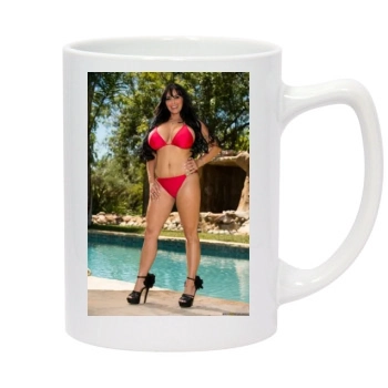 Holly Halston 14oz White Statesman Mug