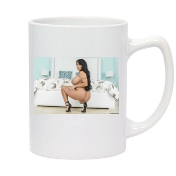 Holly Halston 14oz White Statesman Mug