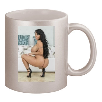 Holly Halston 11oz Metallic Silver Mug