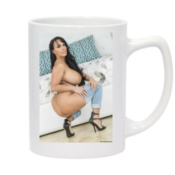 Holly Halston 14oz White Statesman Mug