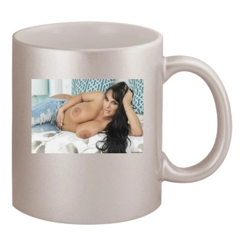 Holly Halston 11oz Metallic Silver Mug