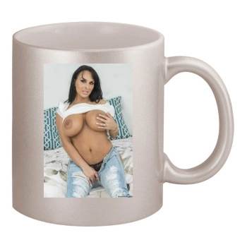 Holly Halston 11oz Metallic Silver Mug