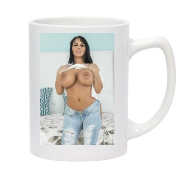 Holly Halston 14oz White Statesman Mug