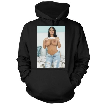 Holly Halston Mens Pullover Hoodie Sweatshirt