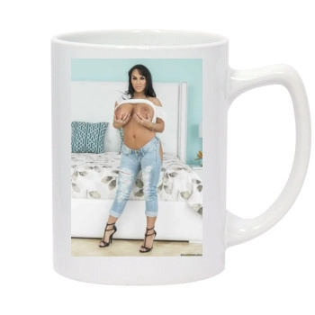 Holly Halston 14oz White Statesman Mug