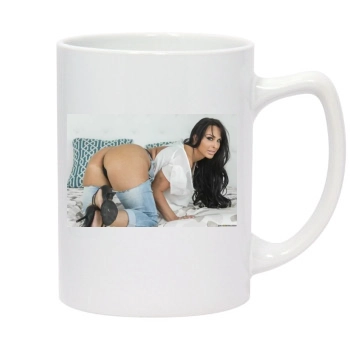 Holly Halston 14oz White Statesman Mug